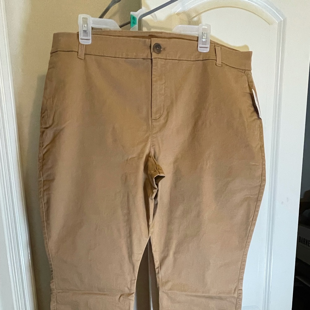 NWT Old Navy Khaki Skinny Pants size 18